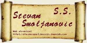 Stevan Smoljanović vizit kartica